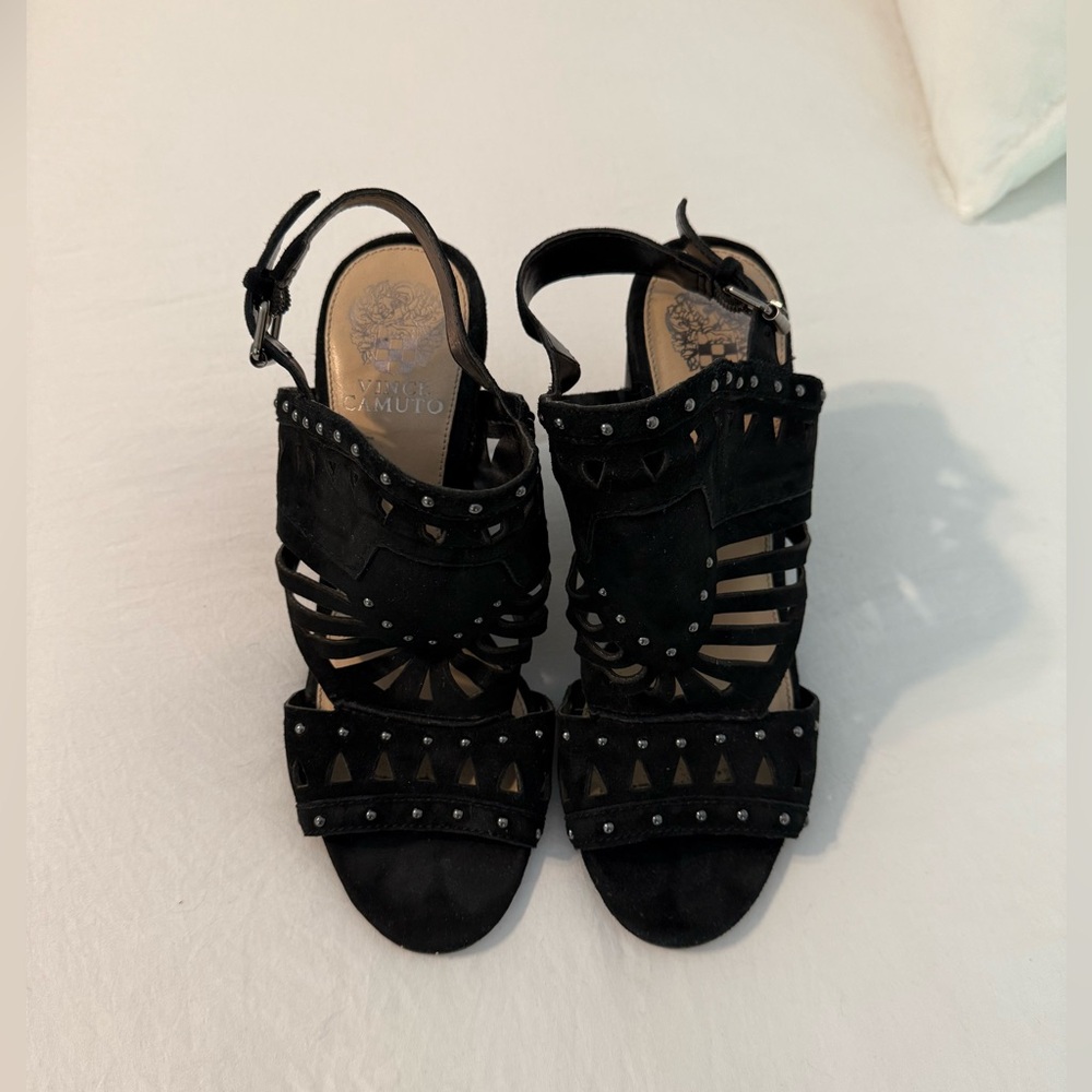 Vince Camuto Black Reston Sandals